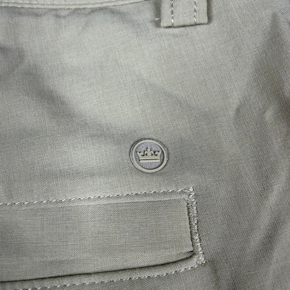 Peter Millar Shackleford Shorts Mens 38 Khaki Performance 4-Way Stretch Golf Tan - Picture 5 of 8